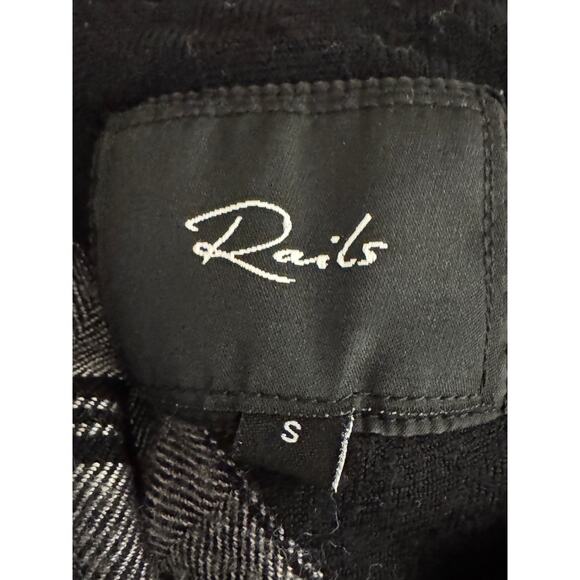 RAILS WOMEN'S PLAID FLANNEL BUTTON DOWN DRESS  OUTDOOR CHIC / BOHO - Picture 3 of 11